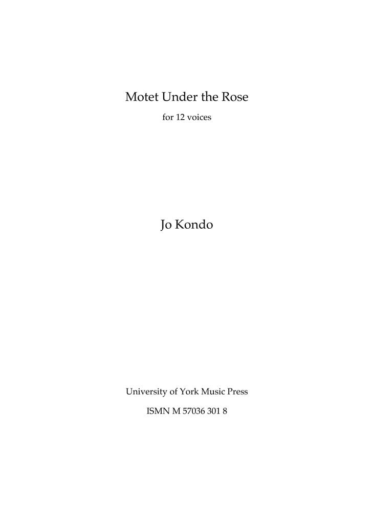 Motet Under the Rose